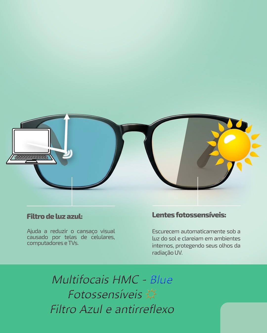Foto principal de LENTES MULTIFOCAIS BLUE FOTO AR